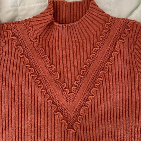 English Factory Mini Ruffle Sweater Top - Picture 6 of 8